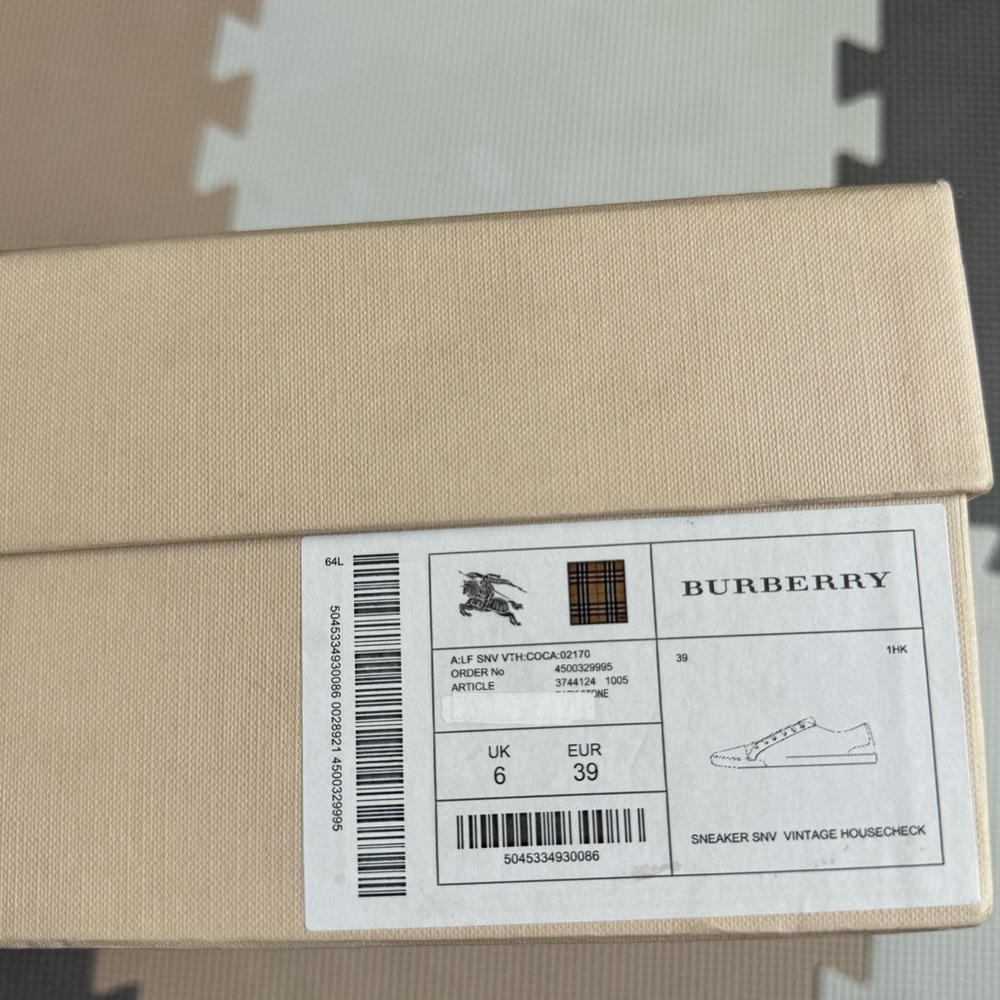 BURBERRY sneakers size 39 - Picture 4 of 6